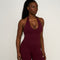 Elevate™ Sculpting Seamless Halterneck Top | Merlot