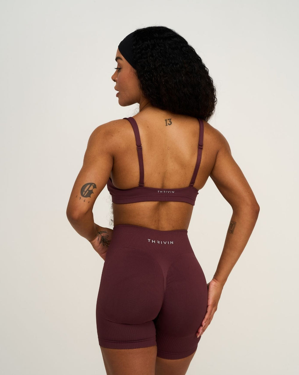 Elevate™ Sculpting Medium Impact Multiway Bra | Dark Mauve