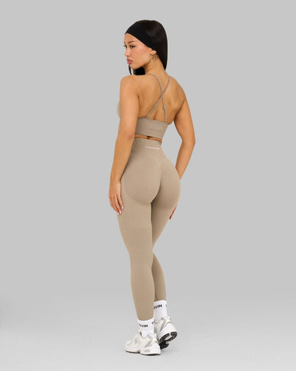 Elevate™ Sculpting High Waist Scrunch Leggings | Latte