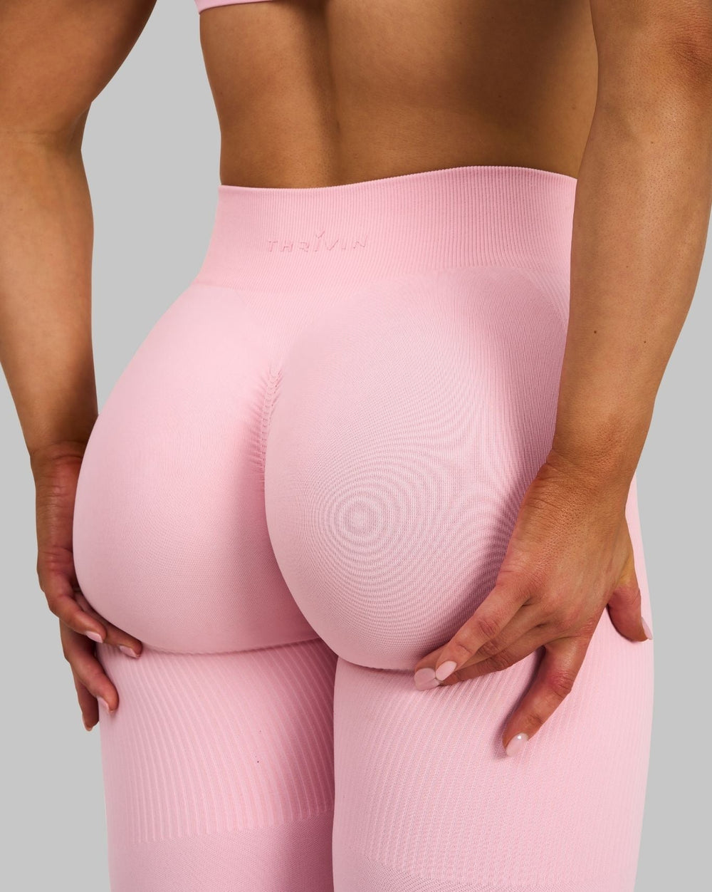 Elevate™ Sculpting Mid Waist Scrunch Leggings | Cotton Pink