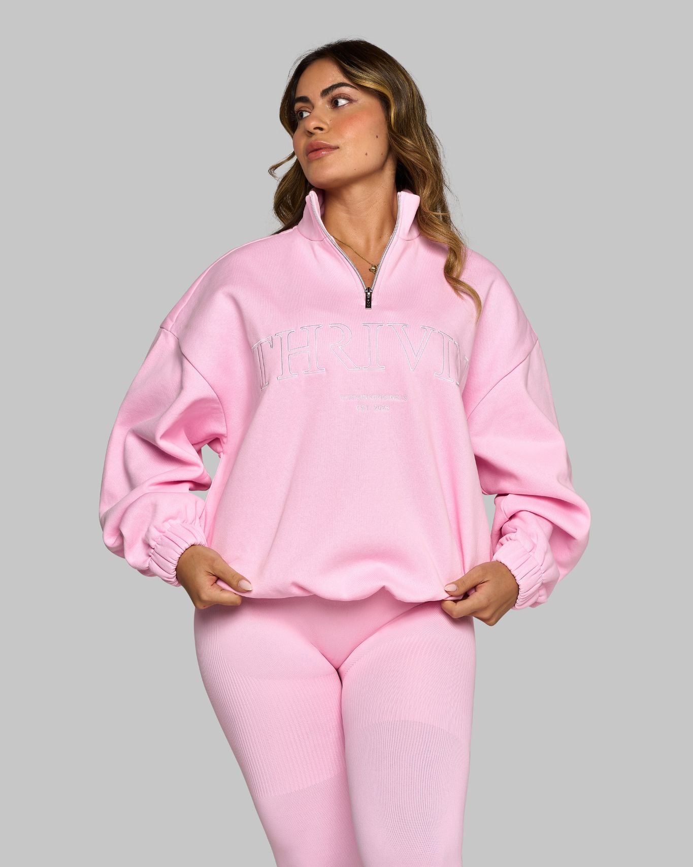 Original Halfzipper Sweater | Candy Pink