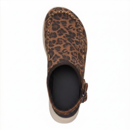 Safari Leopard Platform Clogs – Slip On, Stand Out, Feel Nothing