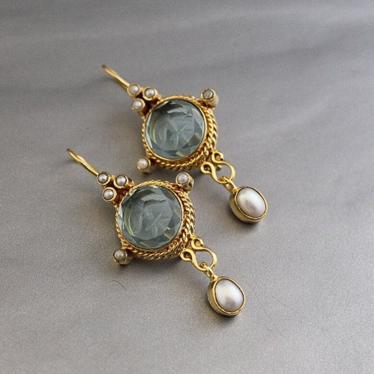 Merena Vintage Pearl Earrings — image 1