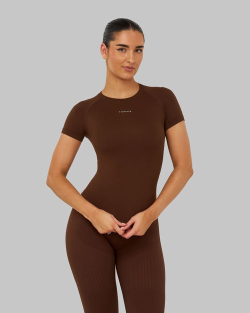 Elevate™ Compression T-shirt | Bourbon Brown