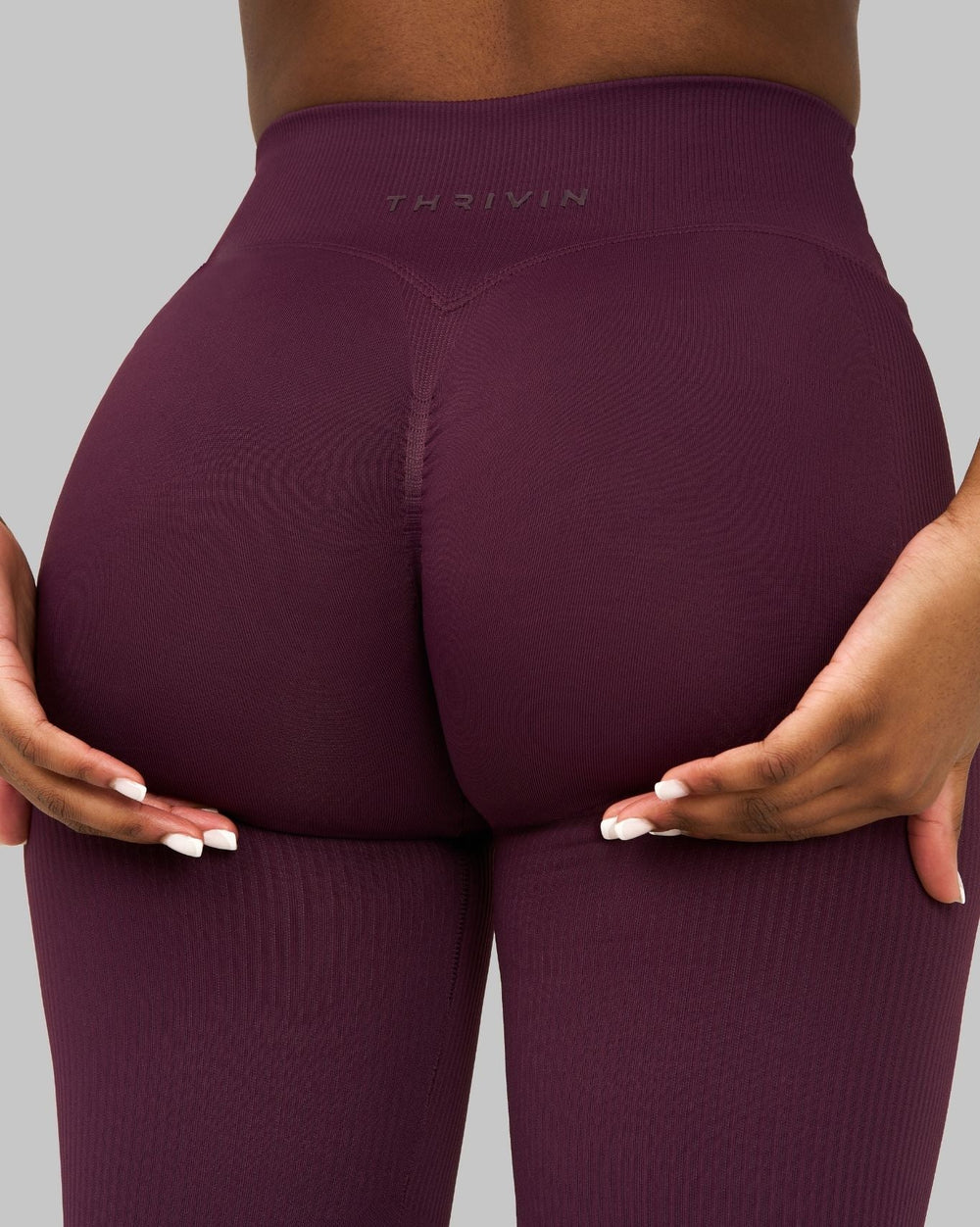Elevate™ Sculpting Mid V-Waist Scrunch Flare | Winter Plum