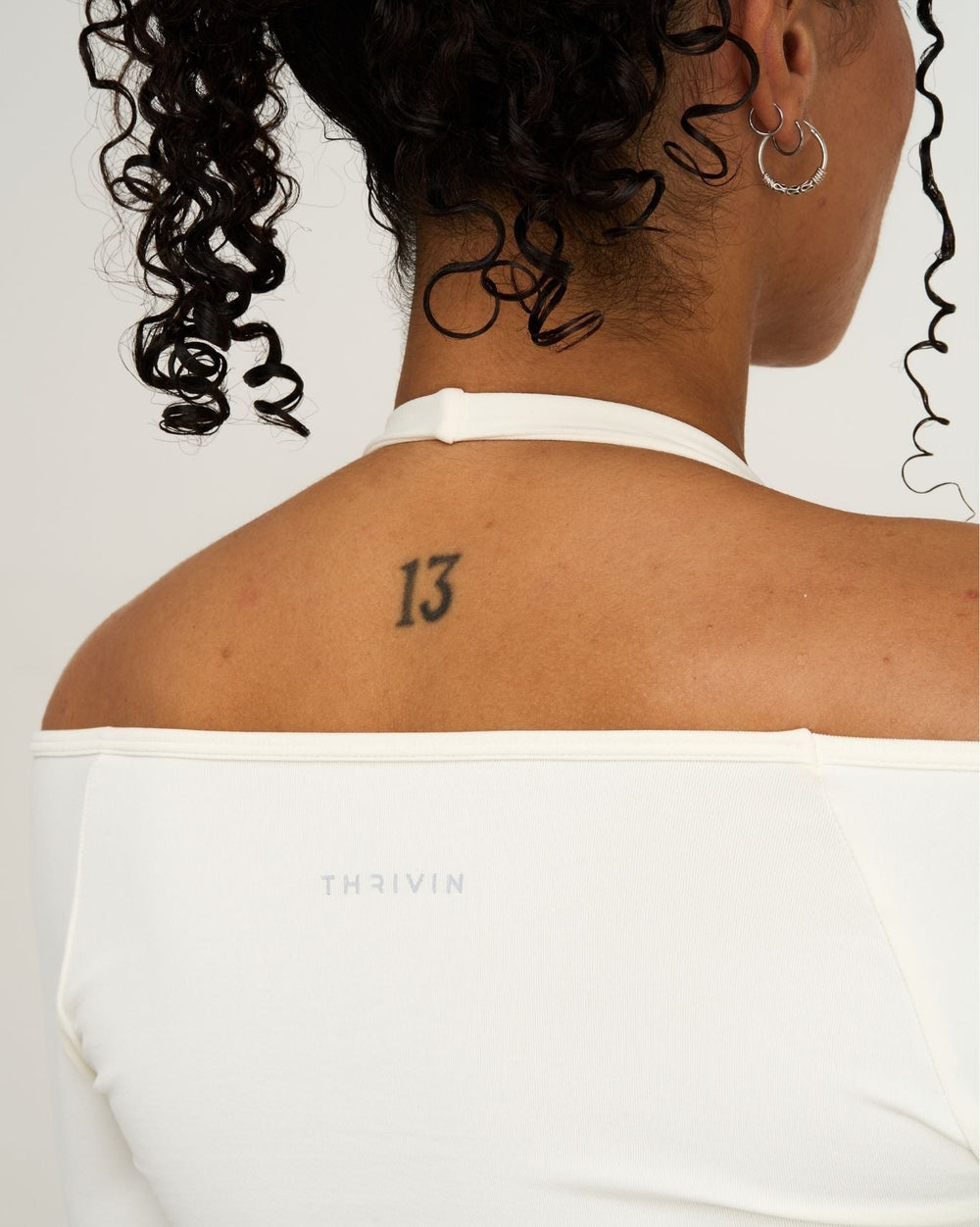 Elevate™ Sculpting Seamless V-Neck Top | Cream