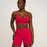 Elevate™ Sculpting Seamless Scoop Neck Bra | Strawberry
