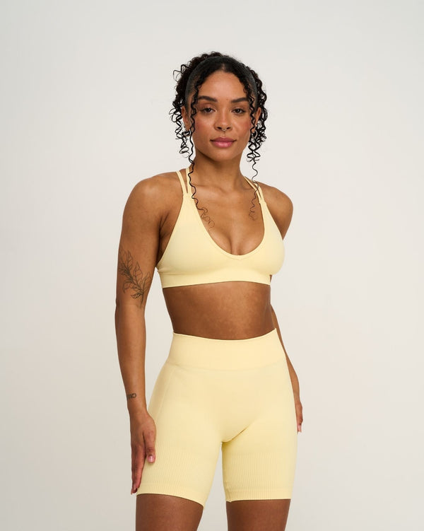 Elevate™ Sculpting Seamless High Apex Bra | Golden Butter