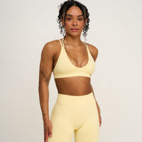 Elevate™ Sculpting Seamless High Apex Bra | Golden Butter
