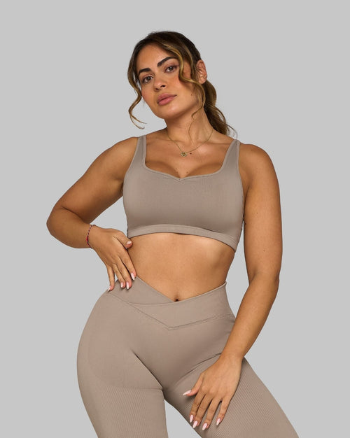Elevate™ Sweetheart Impact Bra | Latte