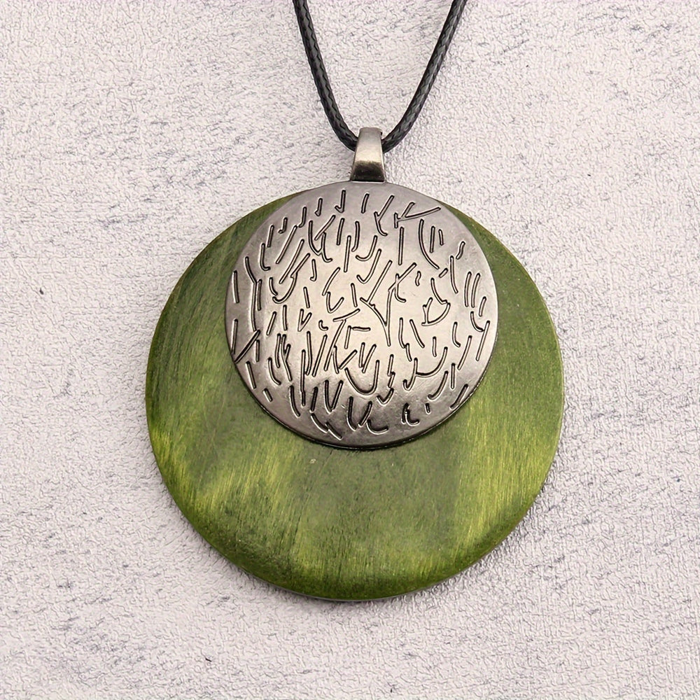 Tribal Pendant Boho Necklace — image 1