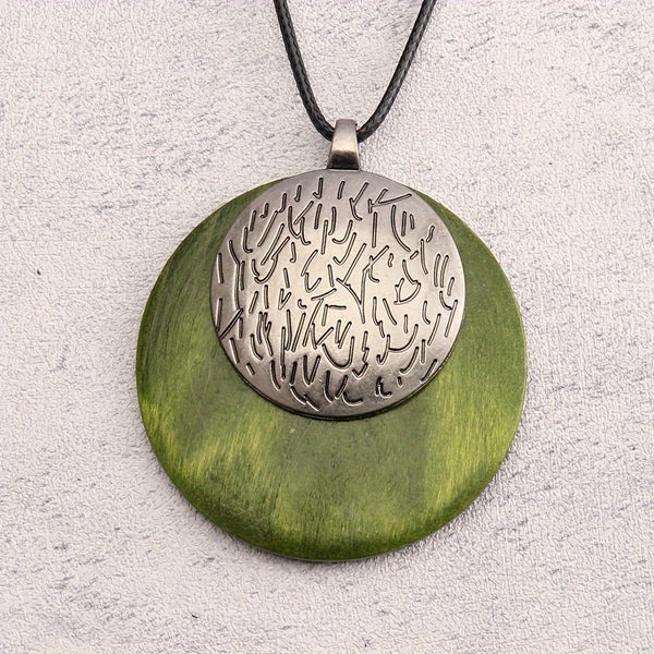 Tribal Pendant Boho Necklace — image 1