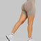 Elevate™ Sculpting Mid Waist Scrunch Shorts | Latte