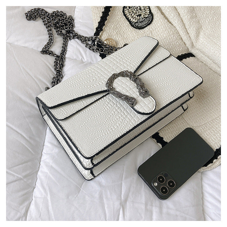 Bootara Women's Chain Flap Bag - Trendy PU Leather Shoulder & Crossbody Purse