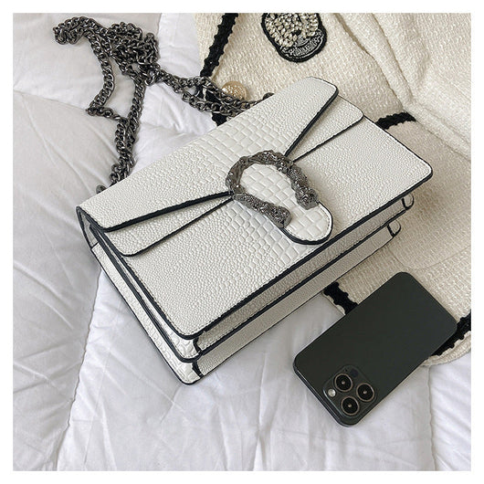 Bootara Women's Chain Flap Bag - Trendy PU Leather Shoulder & Crossbody Purse