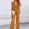 Osonn Women's 2 Piece Outfits Sleeveless Suit Vest and Wide Leg Pants Business Casual Blazer Sets