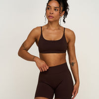 Elevate™ Sculpting Seamless Scoop Neck Bra | Coffee