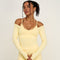 Elevate™ Sculpting Seamless V-Neck Top | Golden Butter