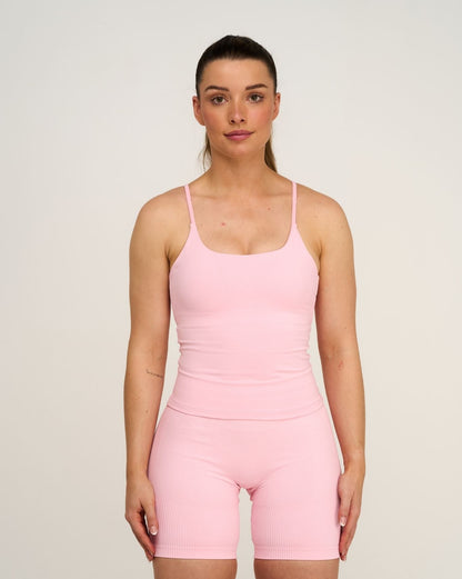 Elevate™ Sculpting Seamless Scoop Neck Cami | Cotton Pink