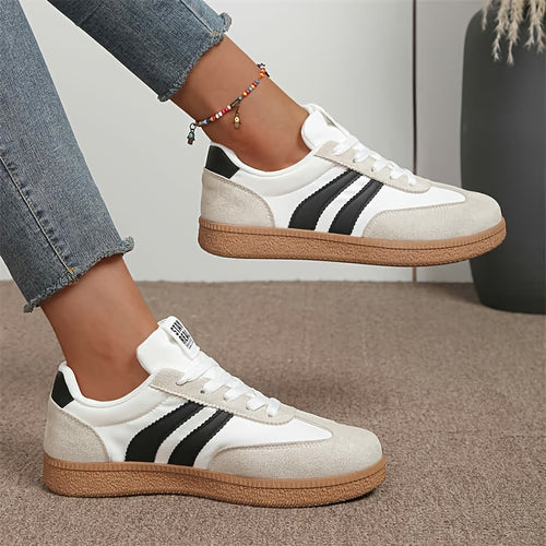 Classic Retro Gum-Sole Sneakers