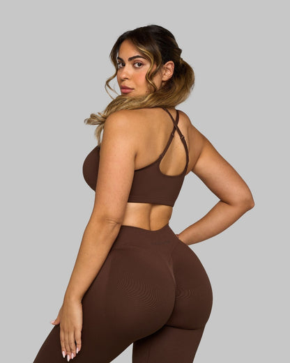 Elevate™ Sweetheart Impact Bra | Bourbon Brown