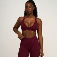 Elevate™ Sculpting Seamless High Apex Bra | Merlot