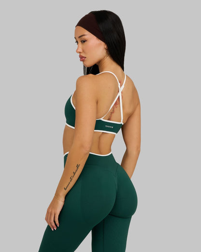 Outline Sweetheart Multiway Bra | Pine Green