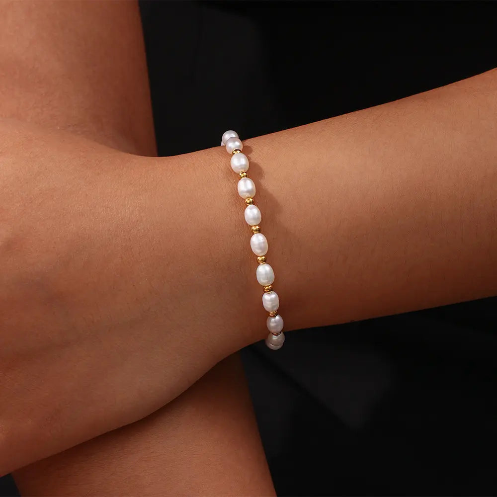 Aurelia Pearl Gold Bracelet — image 3