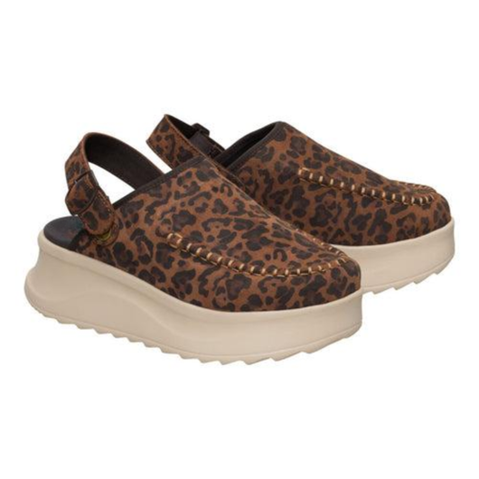 Safari Leopard Platform Clogs – Slip On, Stand Out, Feel Nothing