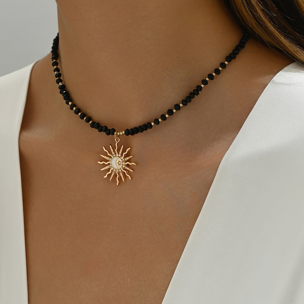 Astral Beaded Boho Choker — image 2