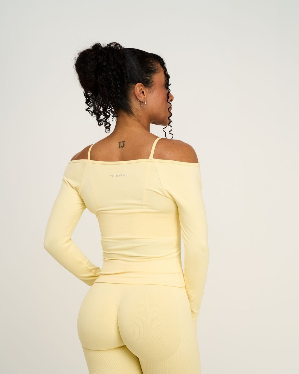 Elevate™ Sculpting Seamless V-Neck Top | Golden Butter