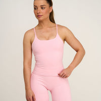 Elevate™ Sculpting Seamless Scoop Neck Cami | Cotton Pink