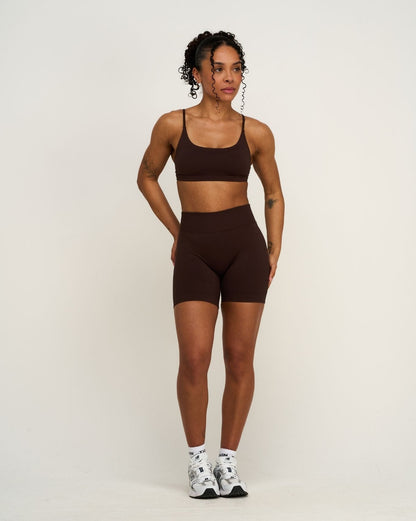 Elevate™ Sculpting Seamless Scoop Neck Bra | Coffee