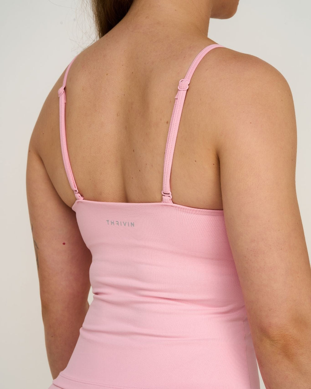 Elevate™ Sculpting Seamless Scoop Neck Cami | Cotton Pink