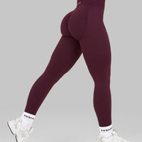 Elevate™ Sculpting High Waist Scrunch Leggings | Winter Plum