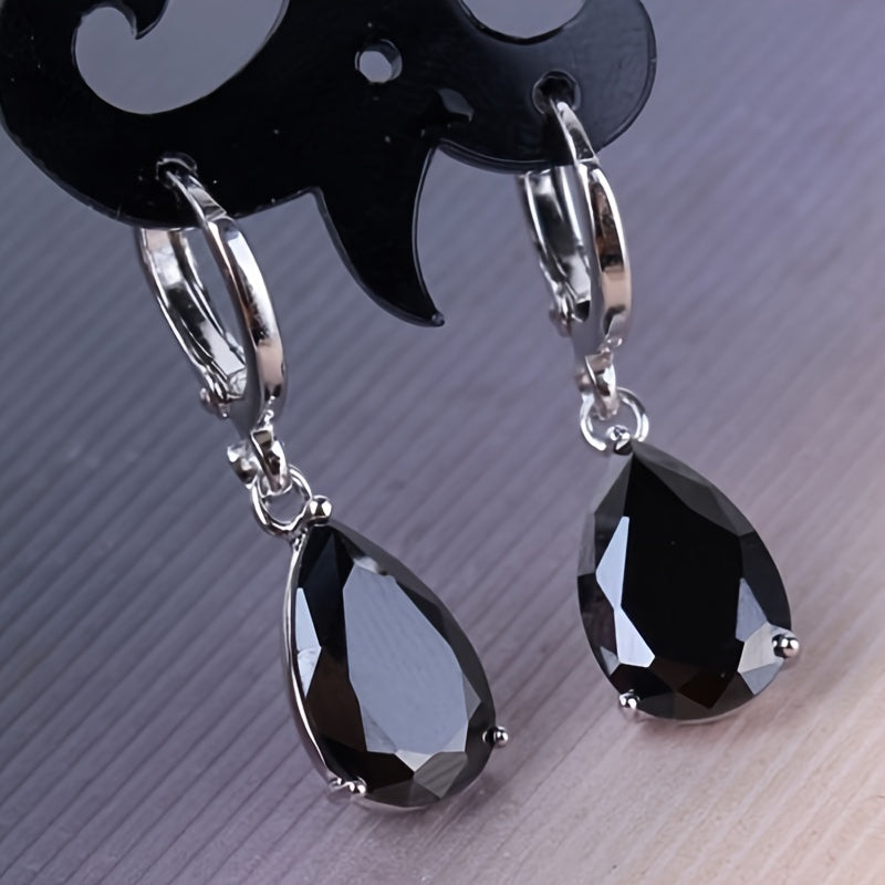 Water Drop Zirconia Earrings — image 2