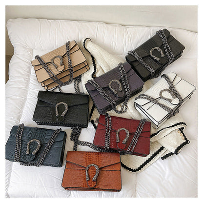 Bootara Women's Chain Flap Bag - Trendy PU Leather Shoulder & Crossbody Purse