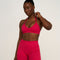 Elevate™ Sculpting Seamless Adjustable Halter Bra | Strawberry
