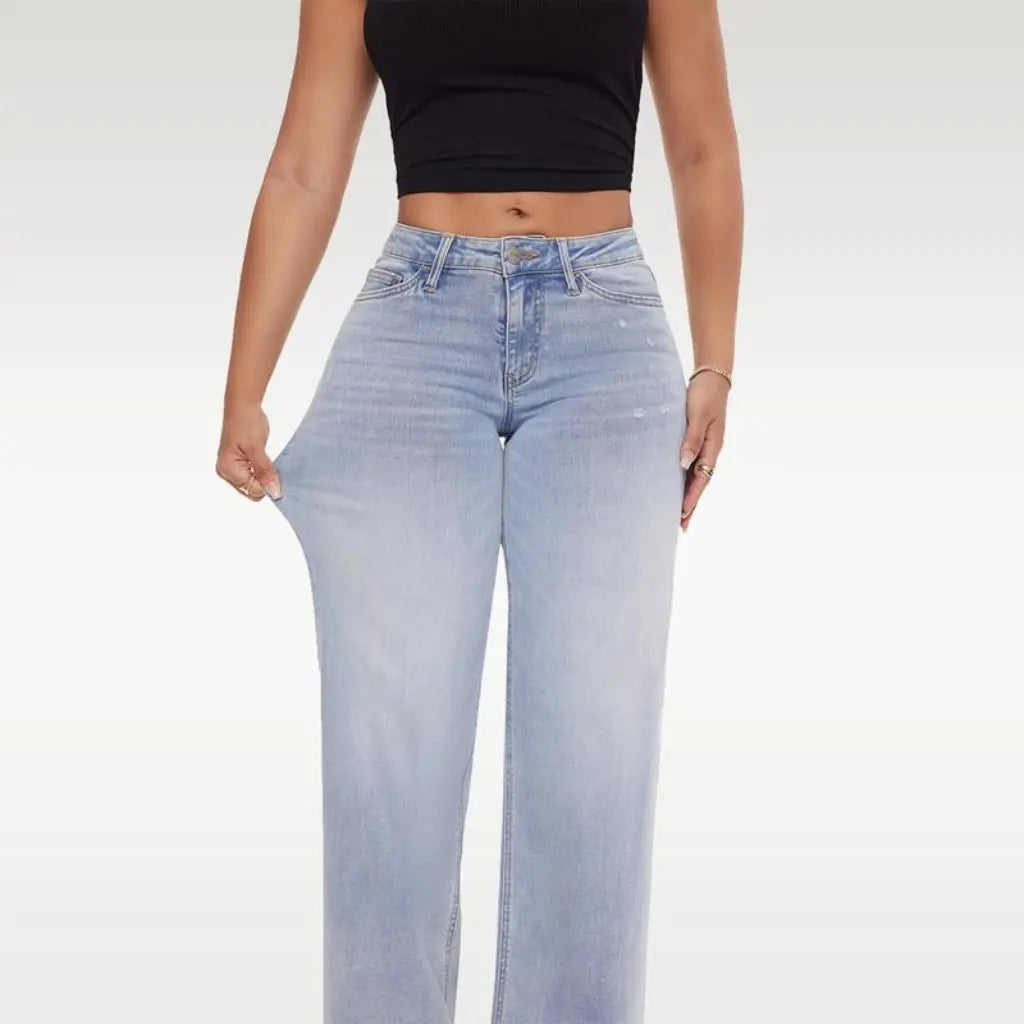 Osonn™ Mid-Low Rise Stretch Wide-Leg Jeans