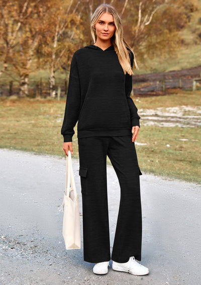 Osonn 2 Piece Sets For Women Fall Sweatsuits Outfits Lounge Matching Hoodie Set Travel Track Suits Winter Clothes