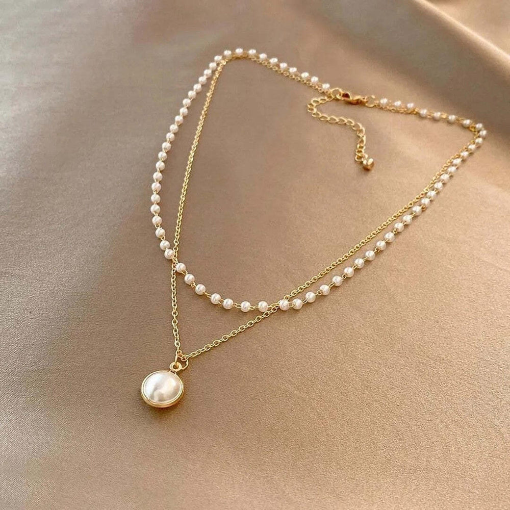 Lustrous Pearl Necklace — image 1