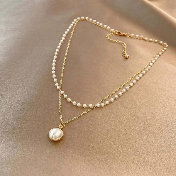 Lustrous Pearl Necklace — image 1