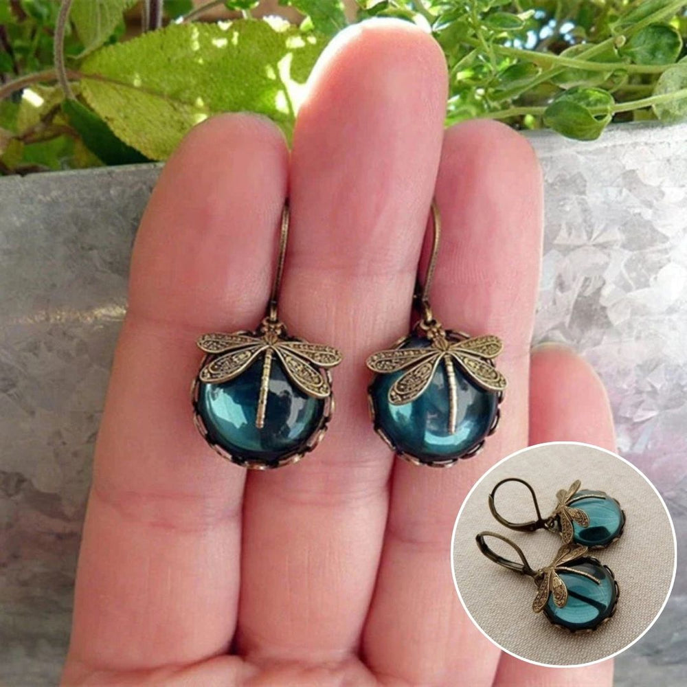 Vintage Dragonfly Necklace Set — image 4