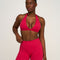 Elevate™ Sculpting Seamless V-Neck Halter Bra | Strawberry