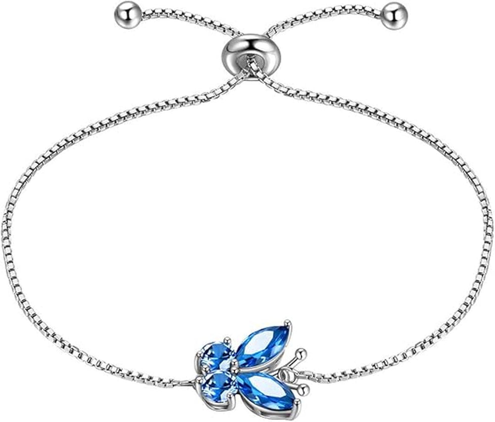 Sapphire Butterfly Bracelet — image 2
