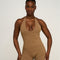 Elevate™ Sculpting Seamless Halterneck Top | Toffee