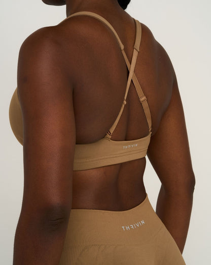 Elevate™ Sculpting Medium Impact Multiway Bra | Toffee