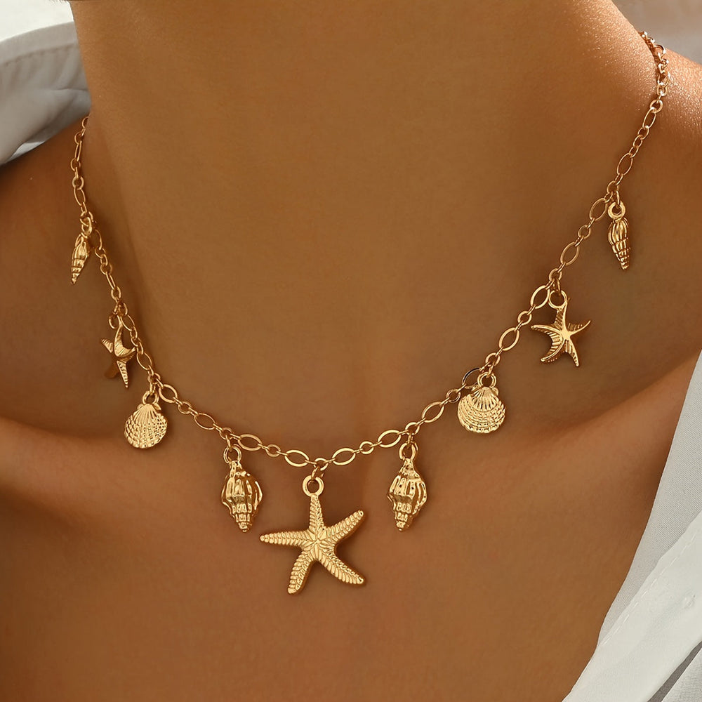 Vintage Boho Coastal Necklace — image 1