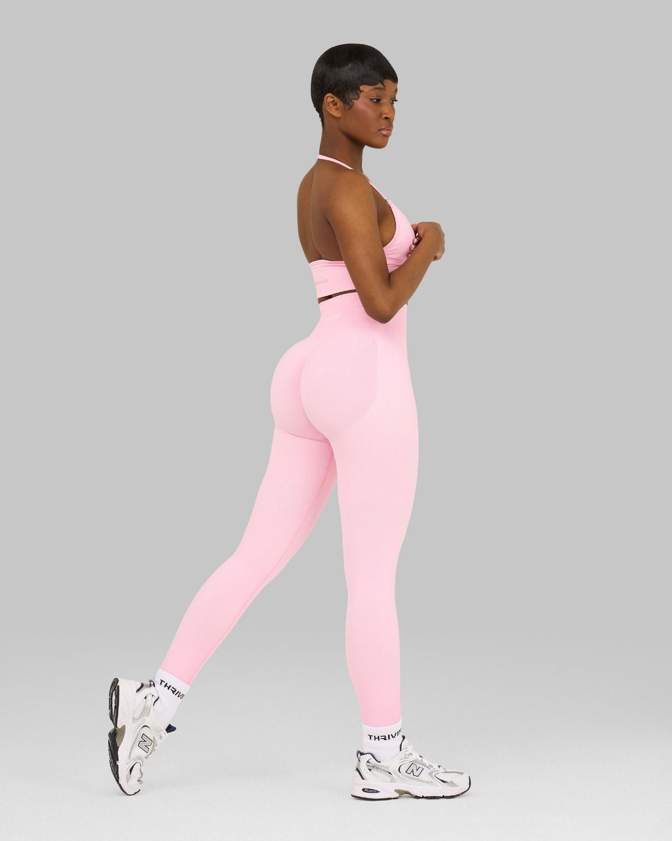 Elevate™ Sculpting High Waist Scrunch Leggings | Candy Pink