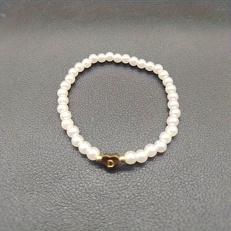 Chic A-Z Heart Initial Bracelet — image 5